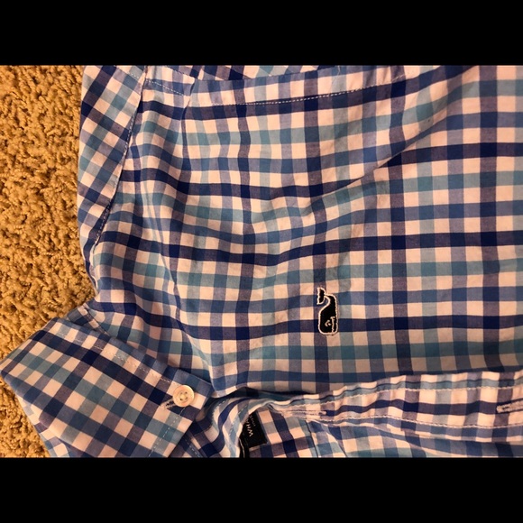 Vineyard Vines Boys Dress Shirt M 12-14 - Picture 3 of 5